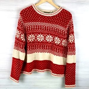 Reference point petites long sleeve sweater.